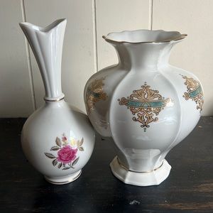 Vintage Lenox vases